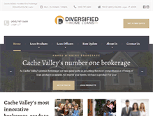 Tablet Screenshot of cachevalleymortgages.com